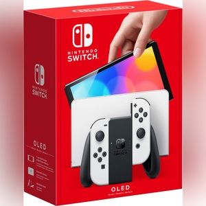 Nintendo - Switch – OLED Model w/ White Joy-Con - White